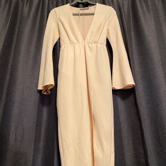 ASOS Design Kimono Button Plunge Midi Dress - Picture 9 of 14